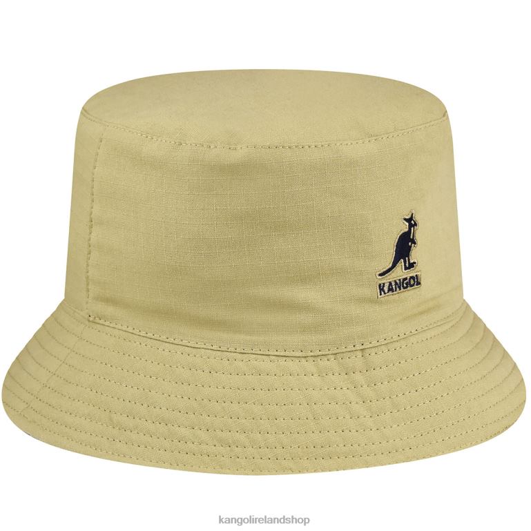 IE Kangol Ripstop Essential Rev Bucket Khaki Unisex Accessories 6B26V518