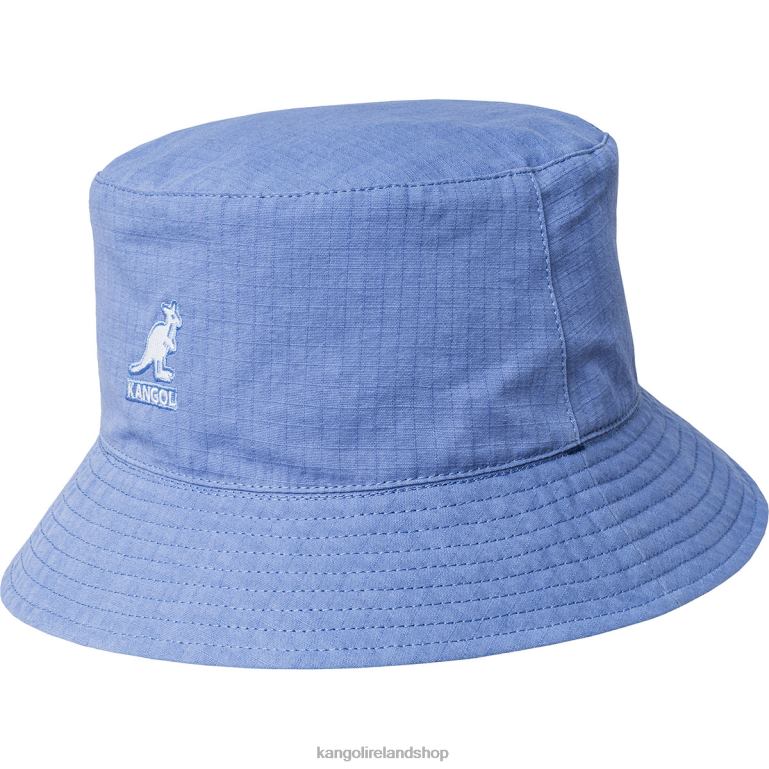 IE Kangol Ripstop Essential Rev Bucket Light Blue Unisex Accessories 6B26V519