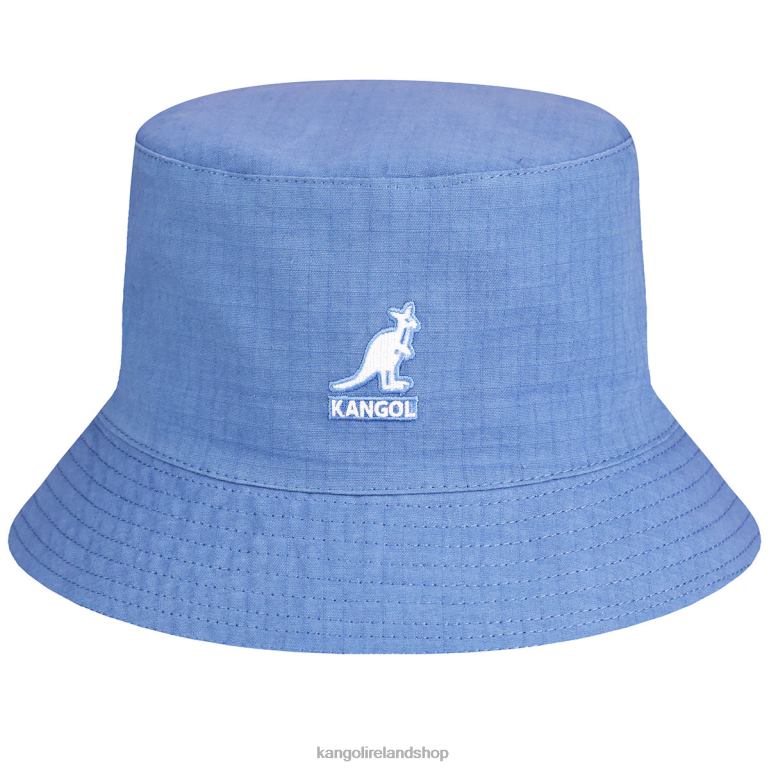 IE Kangol Ripstop Essential Rev Bucket Light Blue Unisex Accessories 6B26V519
