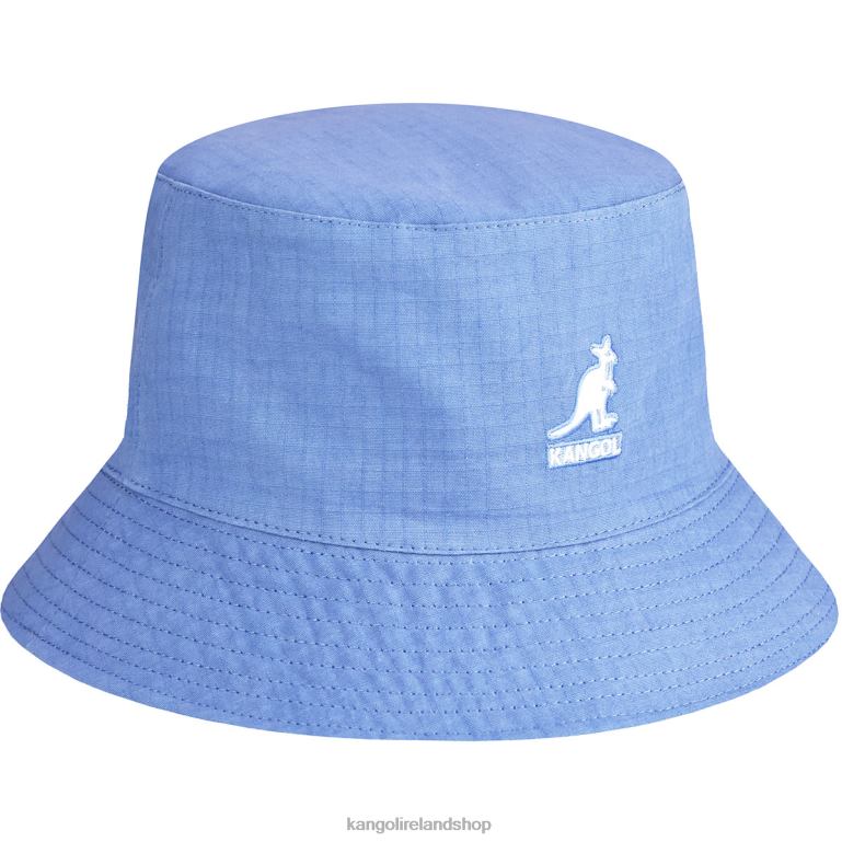IE Kangol Ripstop Essential Rev Bucket Light Blue Unisex Accessories 6B26V519
