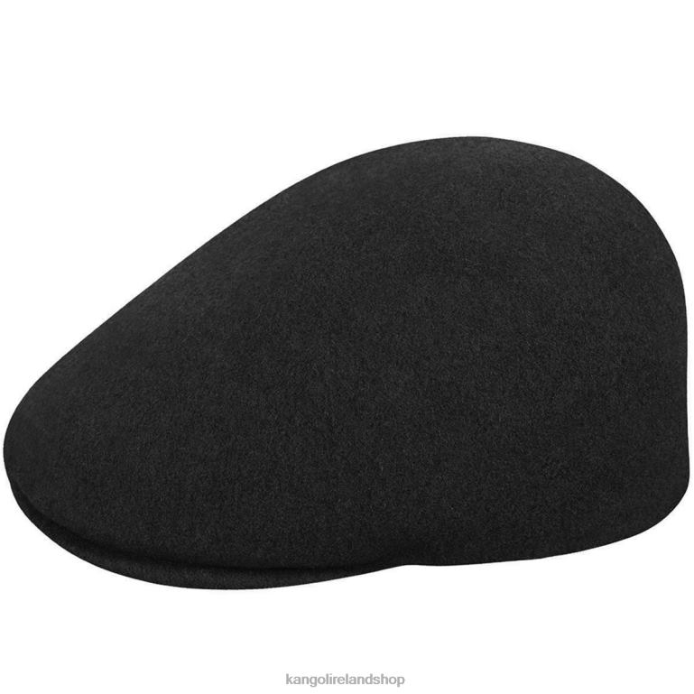 IE Kangol Seamless Wool 507 Black Unisex Accessories 6B26V242