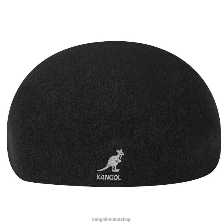 IE Kangol Seamless Wool 507 Black Unisex Accessories 6B26V242