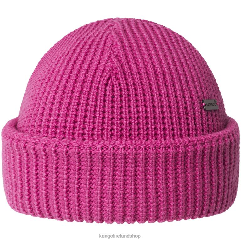 IE Kangol Short Waffle Beanie Electric Pink Unisex Accessories 6B26V810