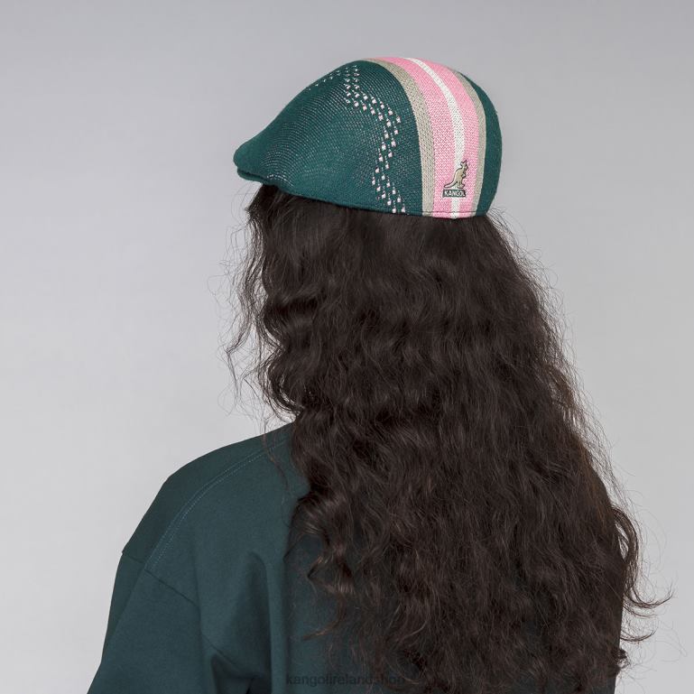 IE Kangol Slick Stripe 507 Pine Unisex Accessories 6B26V212