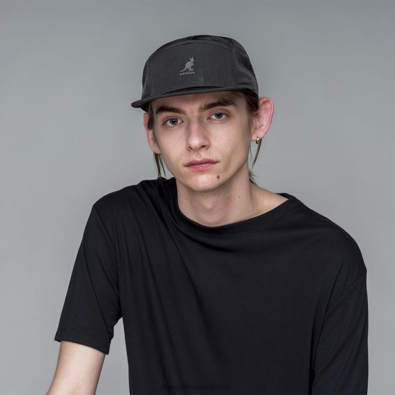 IE Kangol Soft Touch 5 Panel Baseball Black Unisex Accessories 6B26V276