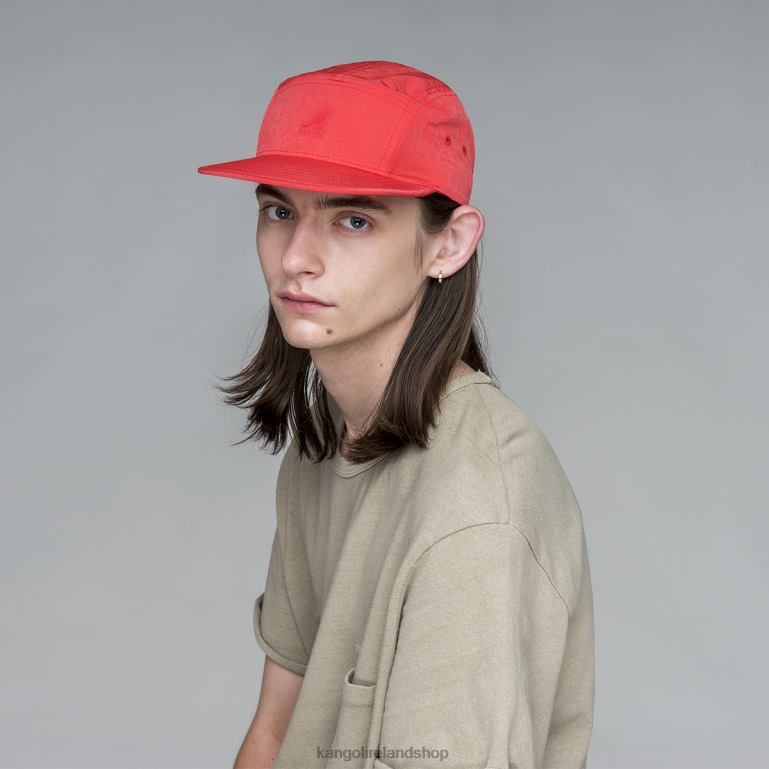 IE Kangol Soft Touch 5 Panel Baseball Cherry Glow Unisex Accessories 6B26V278