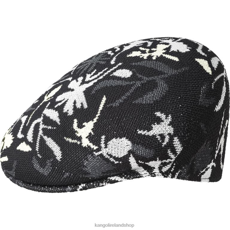 IE Kangol Street Floral 504 Black Floral Unisex Accessories 6B26V14