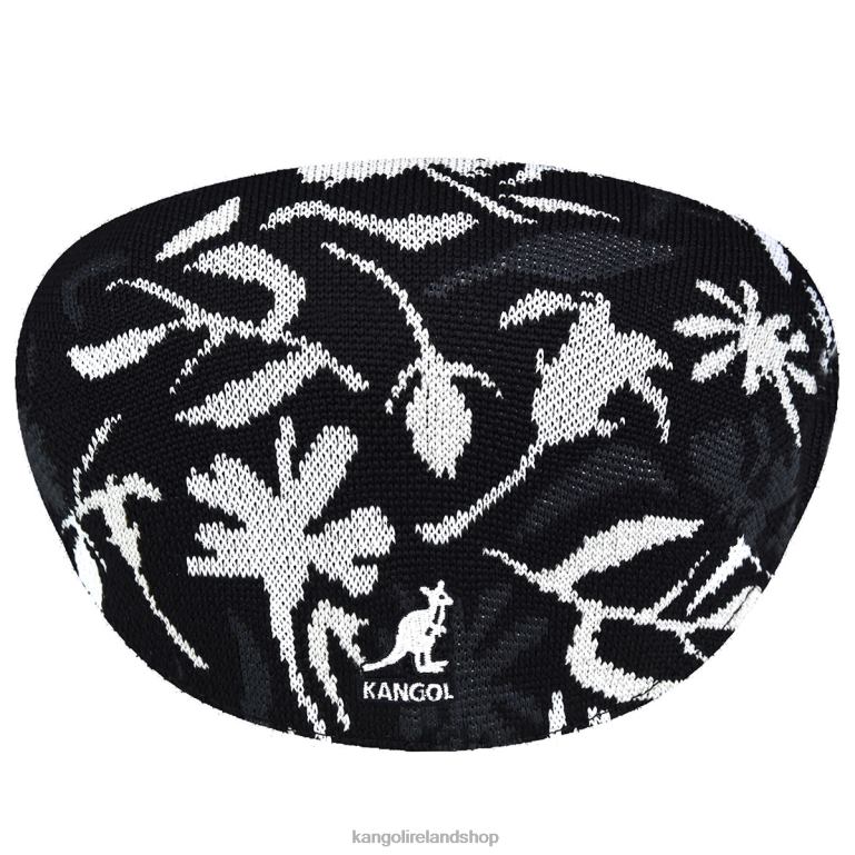 IE Kangol Street Floral 504 Black Floral Unisex Accessories 6B26V14