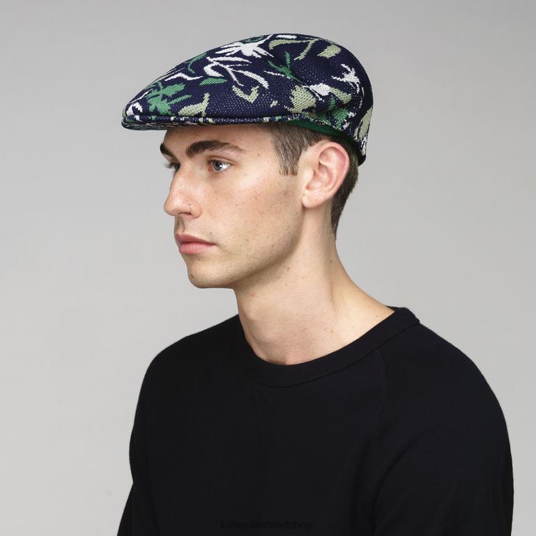 IE Kangol Street Floral 504 Navy Floral Unisex Accessories 6B26V13