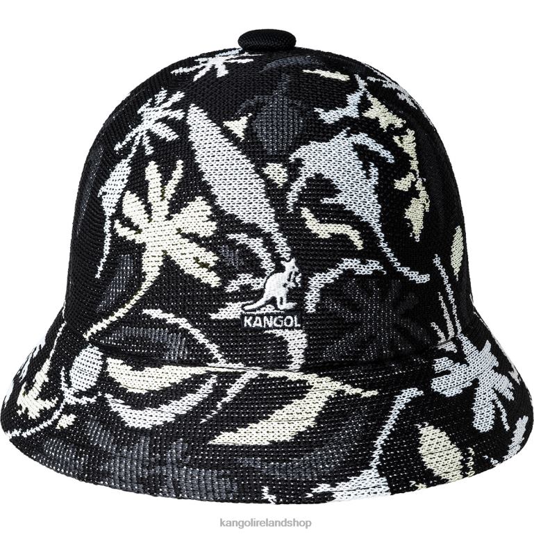 IE Kangol Street Floral Casual Black Floral Unisex Accessories 6B26V487