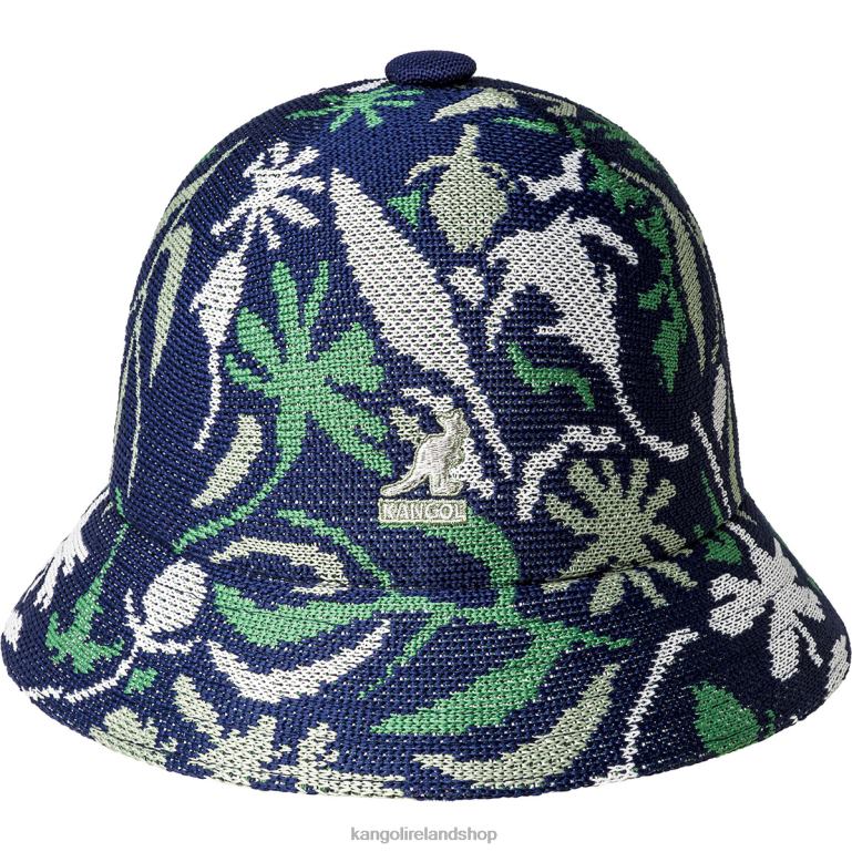 IE Kangol Street Floral Casual Navy Floral Unisex Accessories 6B26V486