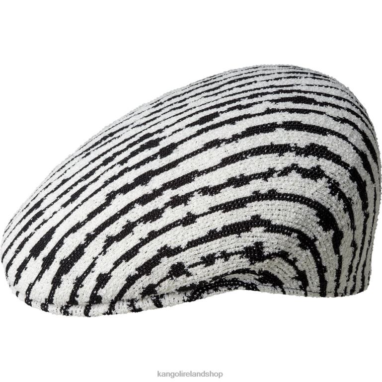 IE Kangol Street King 504 White/Black Unisex Accessories 6B26V4