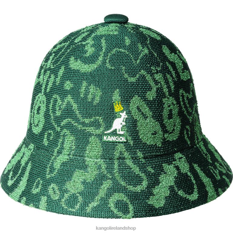 IE Kangol Street King Casual Turf Green/Masters Green Unisex Accessories 6B26V476