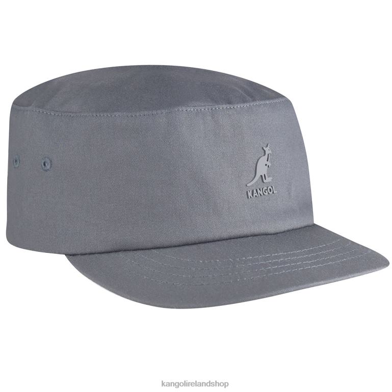 IE Kangol Stretch Fit Army Cap Charcoal Unisex Accessories 6B26V254