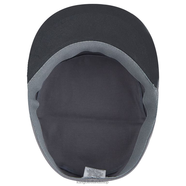 IE Kangol Stretch Fit Army Cap Charcoal Unisex Accessories 6B26V254