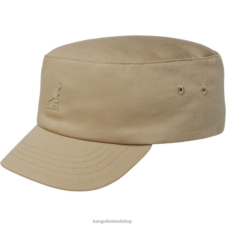 IE Kangol Stretch Fit Army Cap Taupe Unisex Accessories 6B26V255