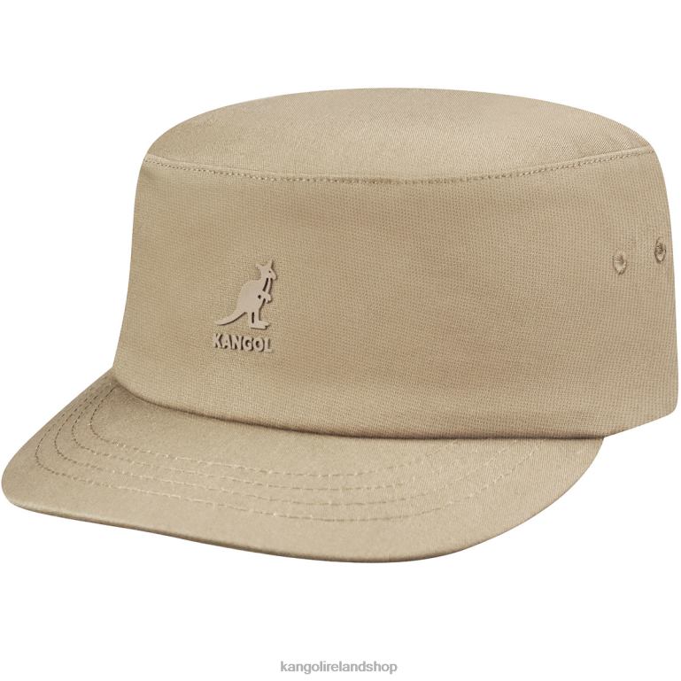 IE Kangol Stretch Fit Army Cap Taupe Unisex Accessories 6B26V255