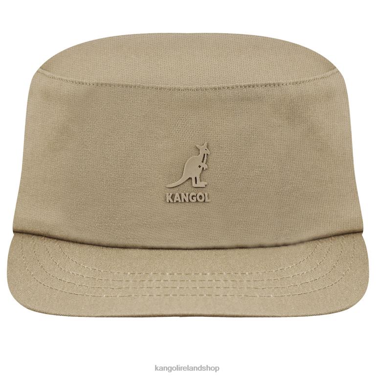 IE Kangol Stretch Fit Army Cap Taupe Unisex Accessories 6B26V255