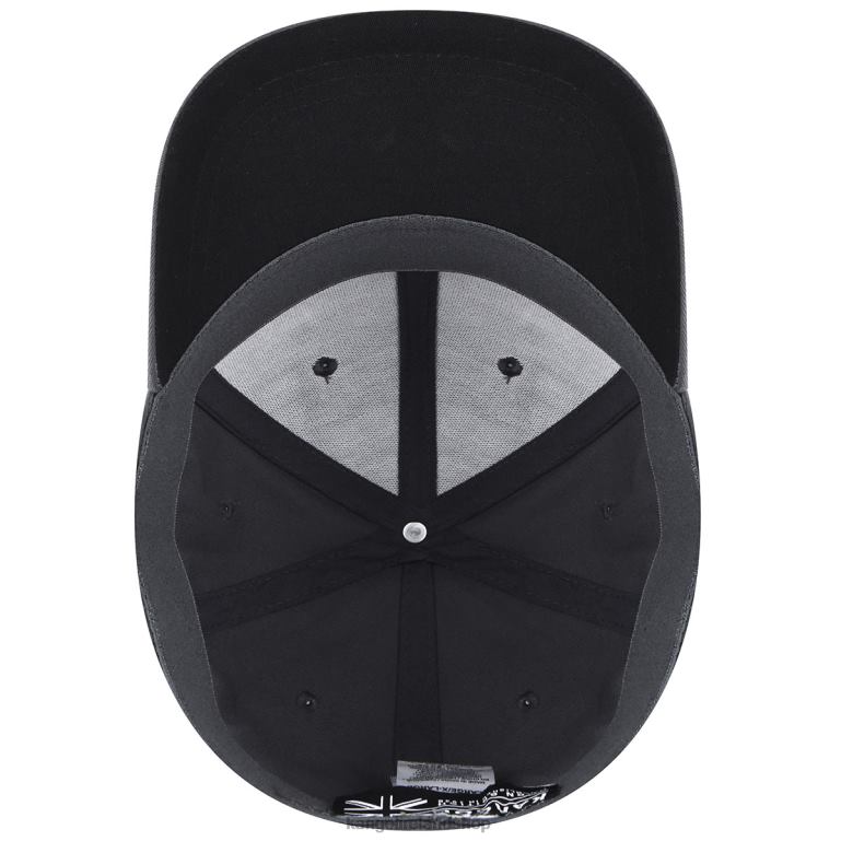 IE Kangol Stretch Fit Baseball Charcoal Unisex Accessories 6B26V375