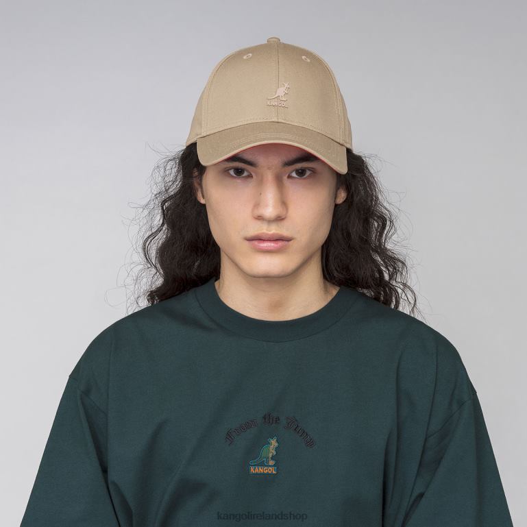 IE Kangol Stretch Fit Baseball Taupe Unisex Accessories 6B26V376