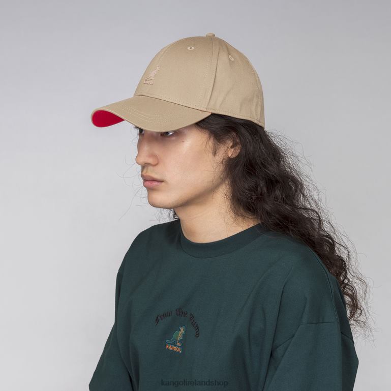 IE Kangol Stretch Fit Baseball Taupe Unisex Accessories 6B26V376
