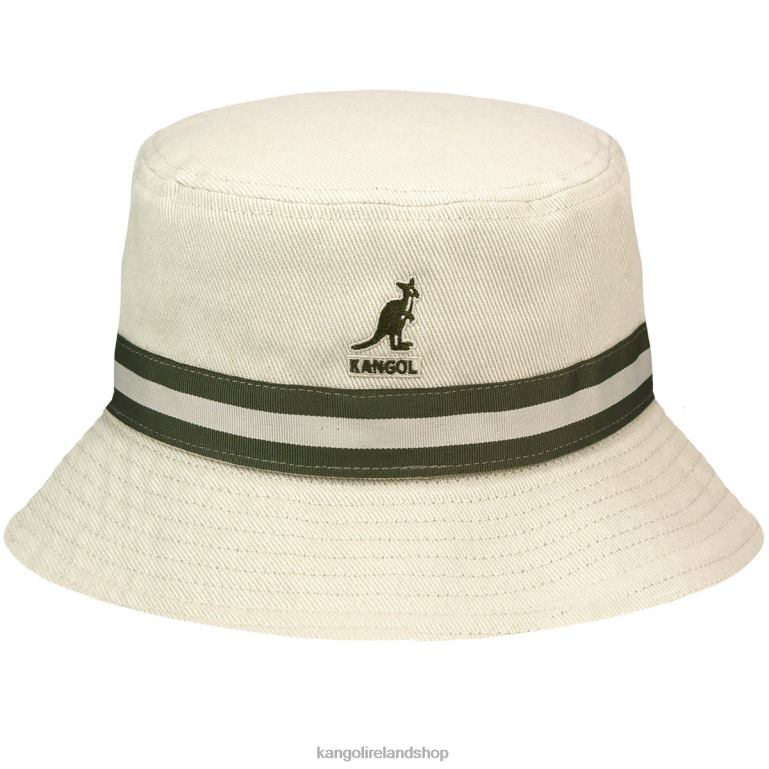 IE Kangol Stripe Lahinch Beige Unisex Accessories 6B26V526