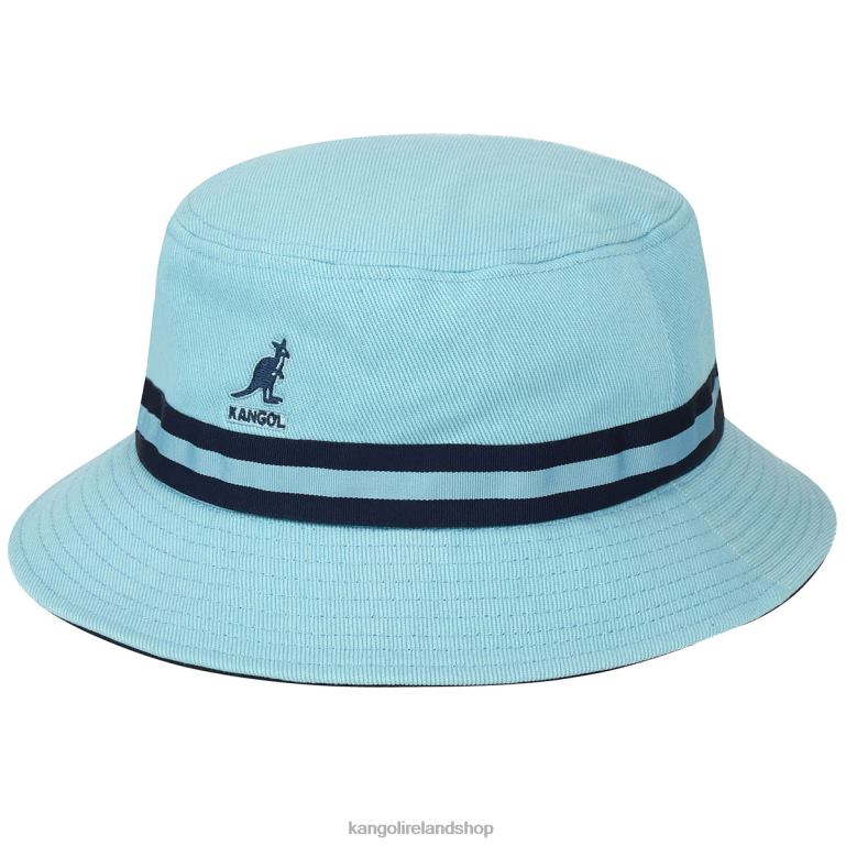 IE Kangol Stripe Lahinch Light Blue Unisex Accessories 6B26V529