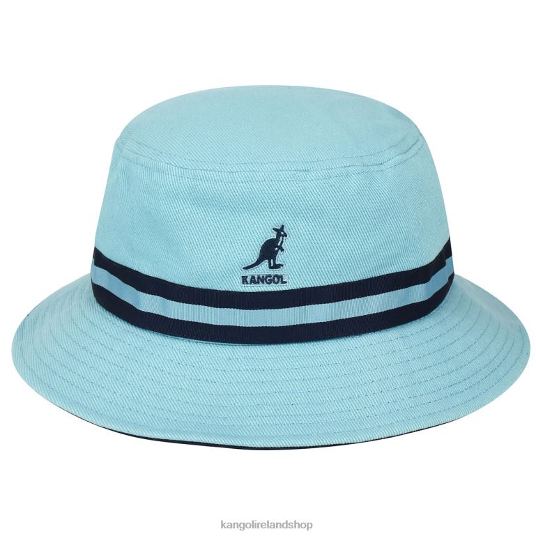 IE Kangol Stripe Lahinch Light Blue Unisex Accessories 6B26V529