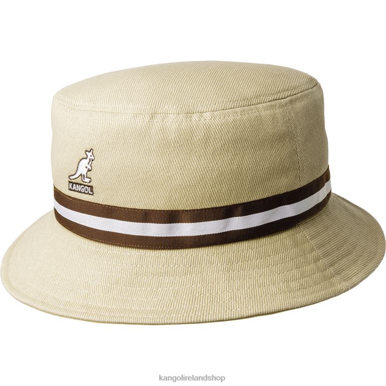 IE Kangol Stripe Lahinch Oat Unisex Accessories 6B26V533