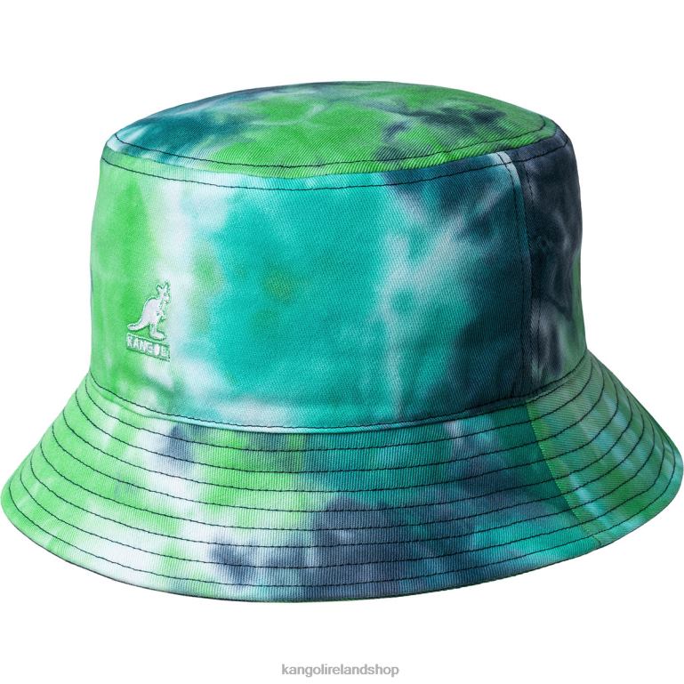 IE Kangol Tie Dye Bucket Ocean Unisex Accessories 6B26V523