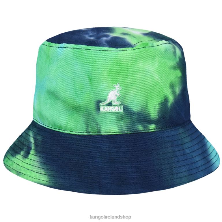 IE Kangol Tie Dye Bucket Ocean Unisex Accessories 6B26V523