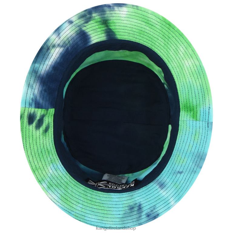 IE Kangol Tie Dye Bucket Ocean Unisex Accessories 6B26V523