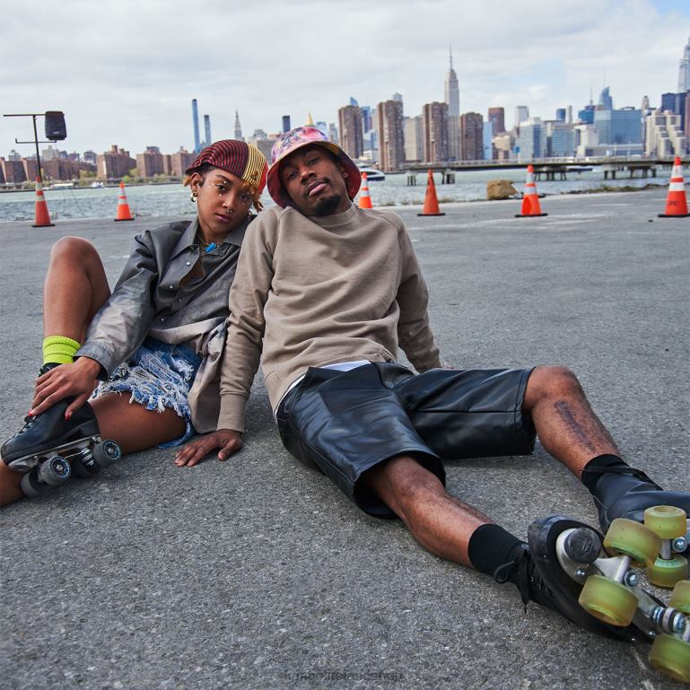 IE Kangol Tie Dye Bucket Ocean Unisex Accessories 6B26V523