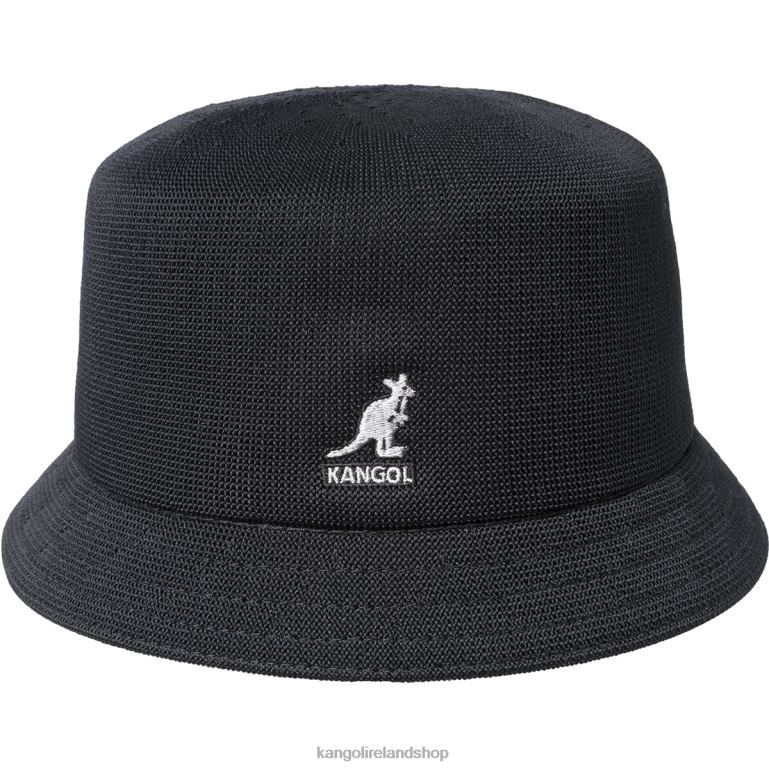 IE Kangol Tropic Bin Black Unisex Accessories 6B26V594