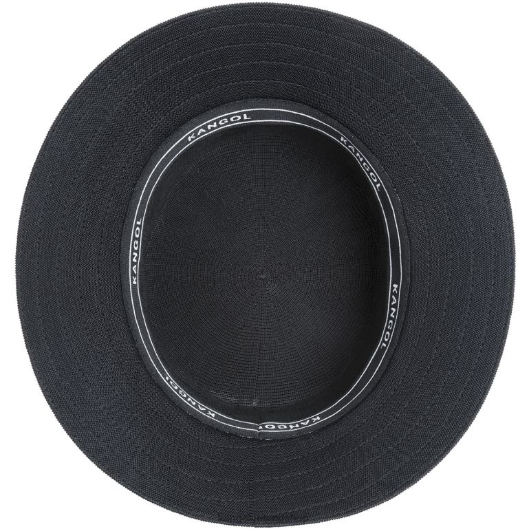 IE Kangol Tropic Rap Hat Black Unisex Accessories 6B26V543