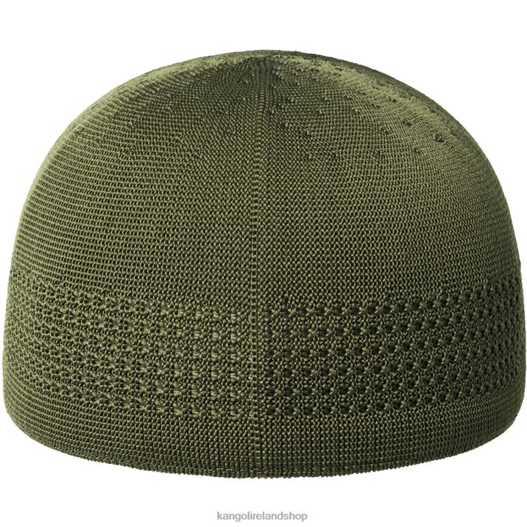 IE Kangol Tropic Ventair Spacecap Army Green Unisex Accessories 6B26V303