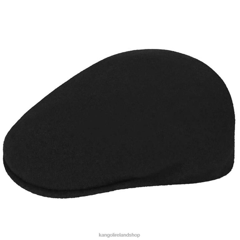 IE Kangol USA Wool 504 Black/Gold Unisex Accessories 6B26V154