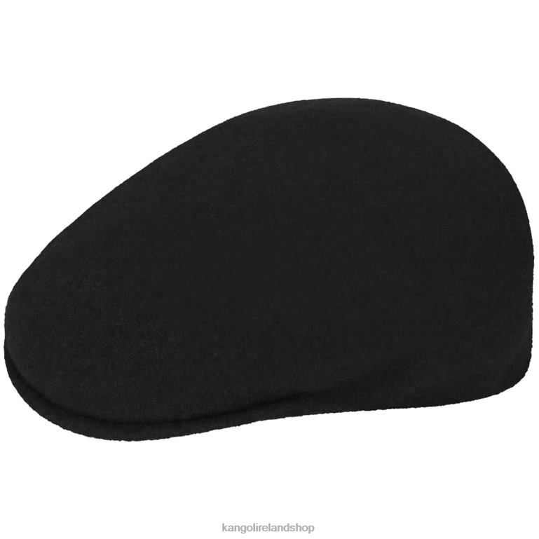 IE Kangol USA Wool 504 Black Unisex Accessories 6B26V153
