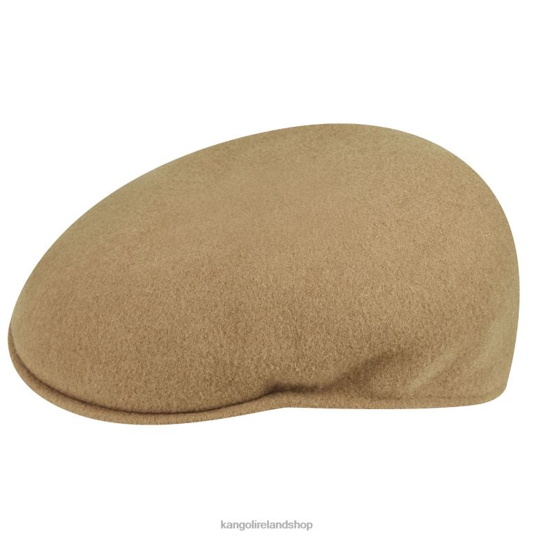 IE Kangol USA Wool 504 Camel Unisex Accessories 6B26V155