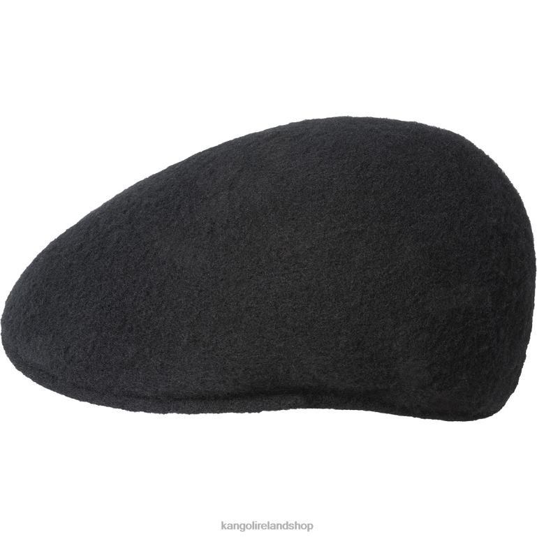 IE Kangol USA Woollux 504 - Limited Edition Black Unisex Accessories 6B26V111