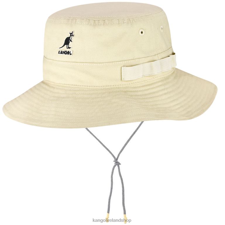 IE Kangol Utility Cords Jungle Hat Beige Unisex Accessories 6B26V498