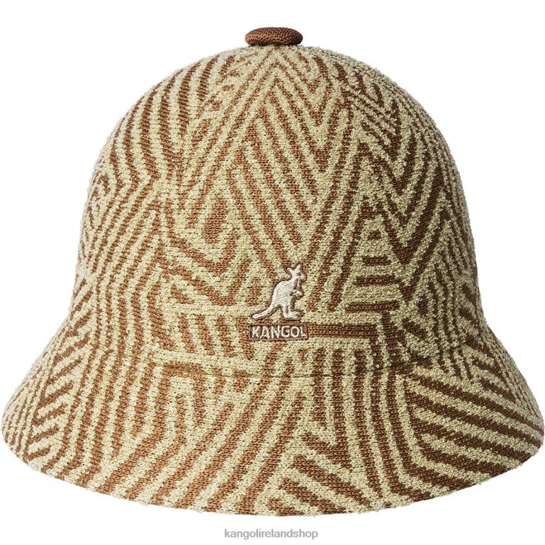 IE Kangol Virtual Grid Casual Mahogany/Oat Unisex Accessories 6B26V485