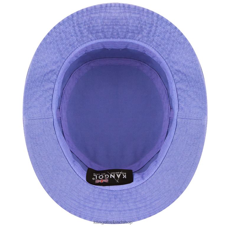 IE Kangol Washed Bucket Hat Iced Lilac Unisex Accessories 6B26V588