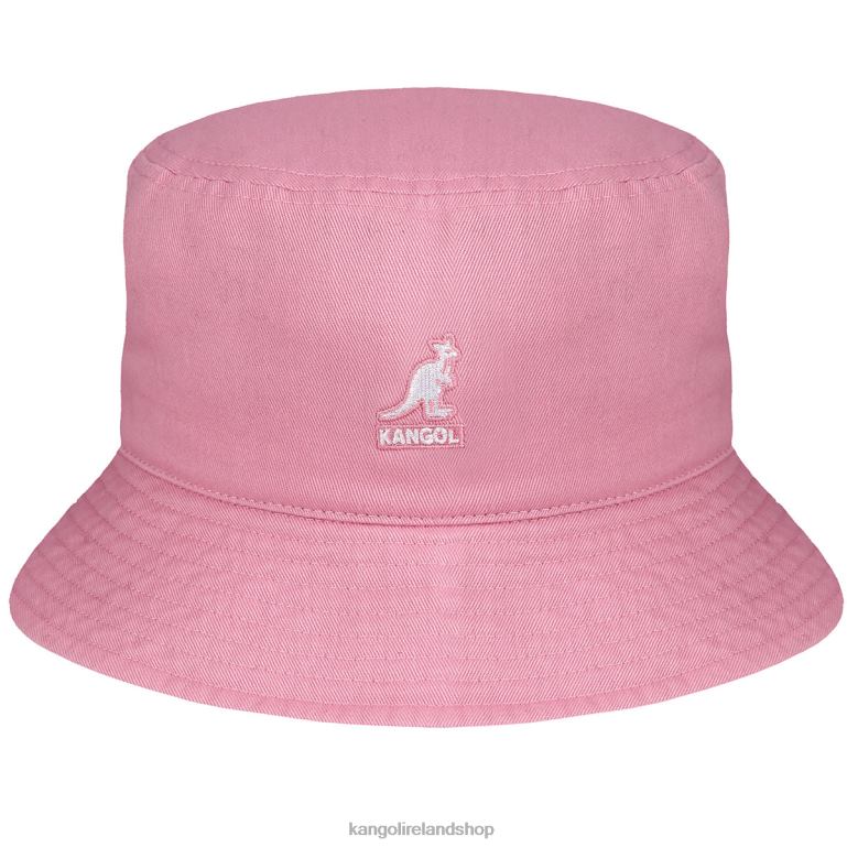 IE Kangol Washed Bucket Hat Pepto Unisex Accessories 6B26V590