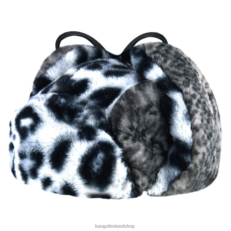 IE Kangol Wild Fur Trapper Pepto/Mahogany Unisex Accessories 6B26V839