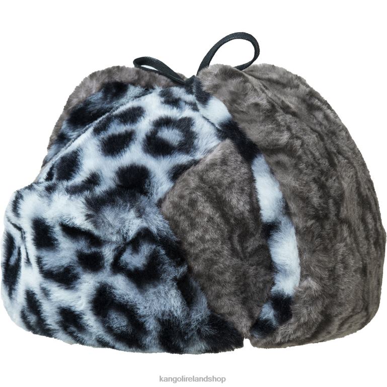 IE Kangol Wild Fur Trapper Pepto/Mahogany Unisex Accessories 6B26V839