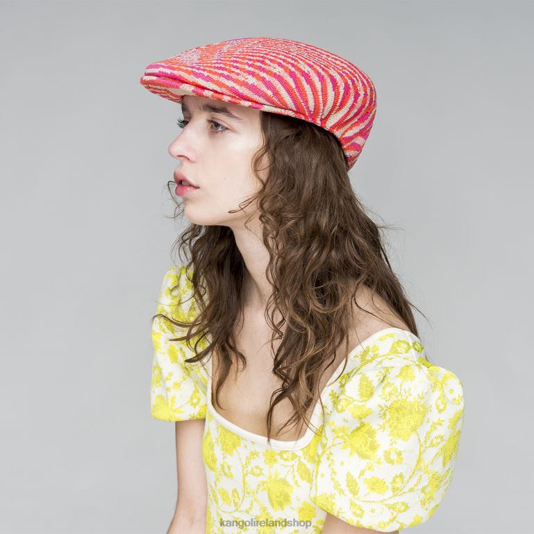 IE Kangol Wild Trip 504 Beige/Cherry Glow/Electric Pink Unisex Accessories 6B26V95