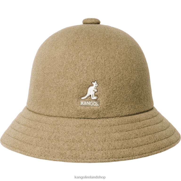 IE Kangol Wool Casual Camel Unisex Accessories 6B26V715