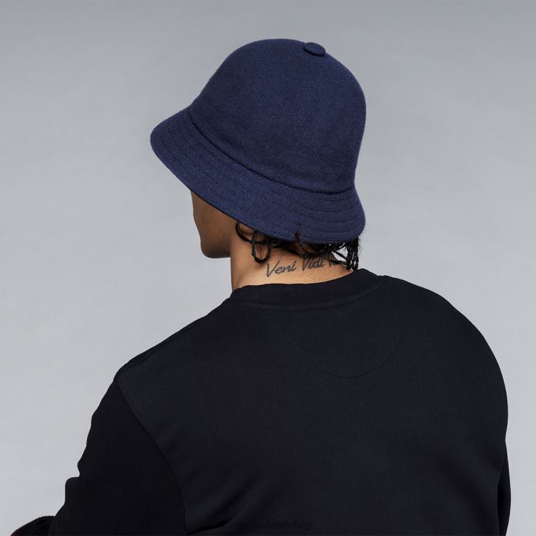 IE Kangol Wool Casual Dark Blue Unisex Accessories 6B26V716