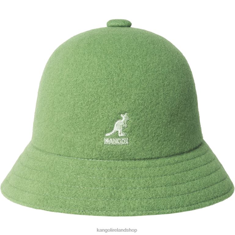 IE Kangol Wool Casual Oil Green Unisex Accessories 6B26V721